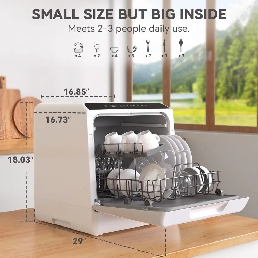 SparkClean Compact Dishwasher