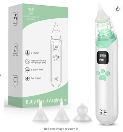 Electric Baby Nasal SprayUnleash Happy Breaths
Say goodbye to nose troubles with our Electric Baby Nasal. Featuring adjustable suction with 3 levels and a powerful 65KPA suction force, this Electric Baby Nasal Spray