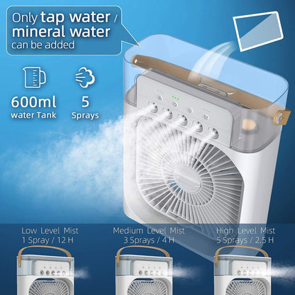 portable usb humidifier fan ac