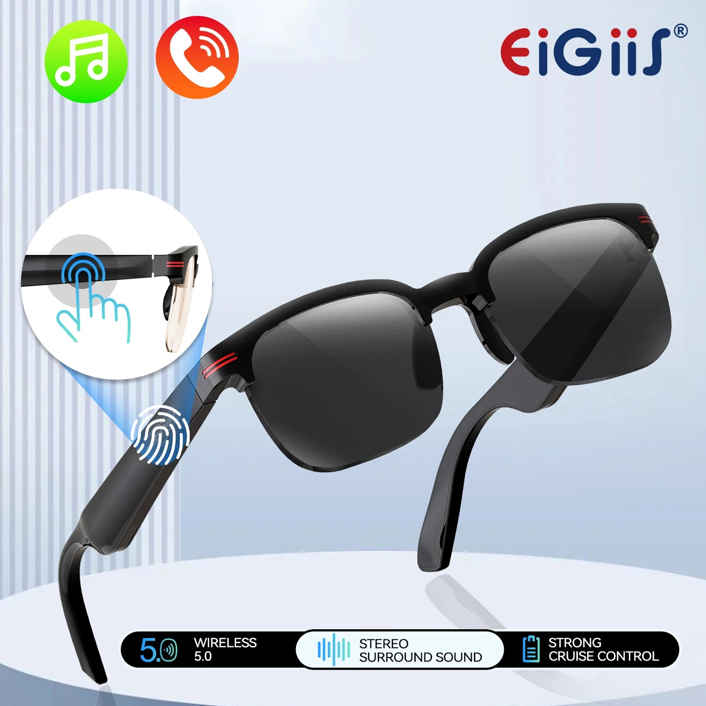 GS200 Smart Glasses – Call, Play, Protect, Navigate