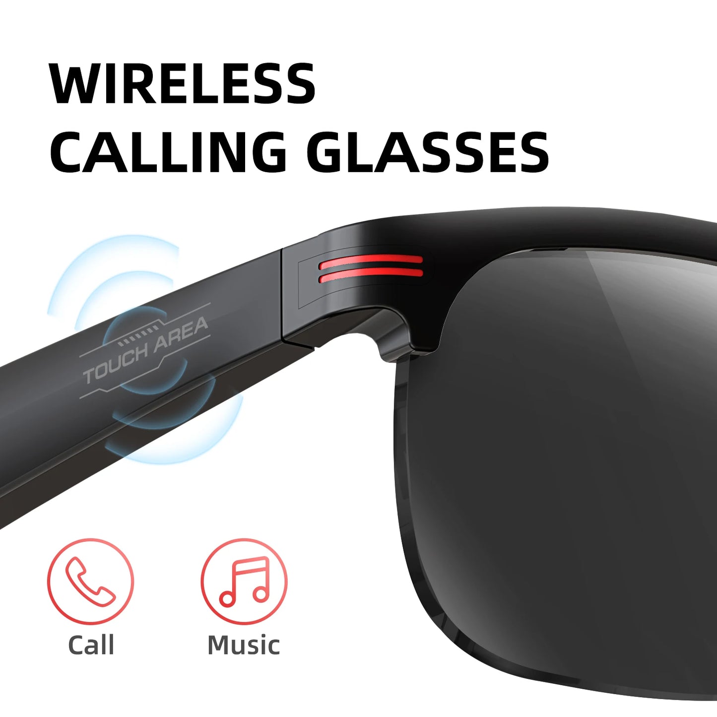 GS200 Smart Glasses – Call, Play, Protect, Navigate