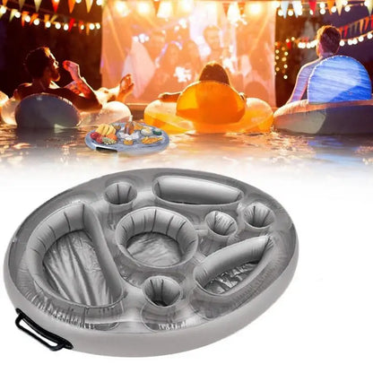 Floating Drink HolderAre you tired of constantly getting out of the pool to grab your drink? 

Say goodbye to that inconvenience with our Floating Drink Holder! This inflatable floating Floating Drink Holder