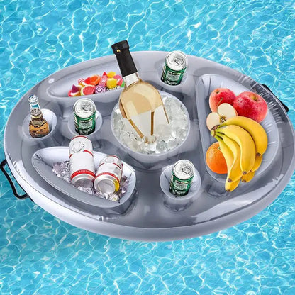 Floating Drink HolderAre you tired of constantly getting out of the pool to grab your drink? 

Say goodbye to that inconvenience with our Floating Drink Holder! This inflatable floating Floating Drink Holder