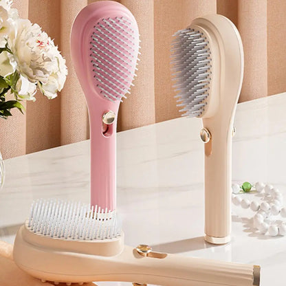 cleaning & Scalp Massage Hair BrushSay Goodbye to Tangled Messes and Painful Brushing with Our Self-Cleaning Anti-Static Massage Comb!
Product Description:
Tired of wrestling with tangled hair and deaSelf cleaning  & Scalp Massage Hair Brush