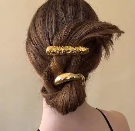 Punk Gold  U-Shaped Hair Band