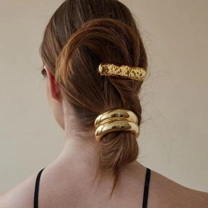 Punk Gold  U-Shaped Hair Band