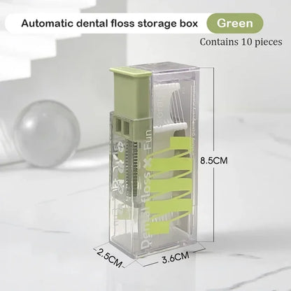 SnapFloss Pro –  Floss Dispenser with Ejectable Sticks