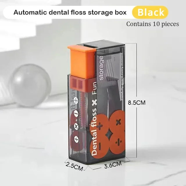 SnapFloss Pro –  Floss Dispenser with Ejectable Sticks