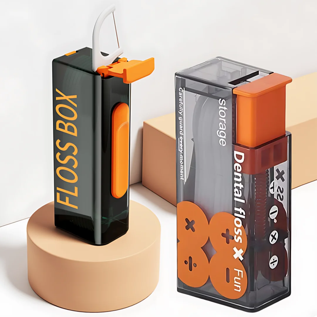 SnapFloss Pro –  Floss Dispenser with Ejectable Sticks