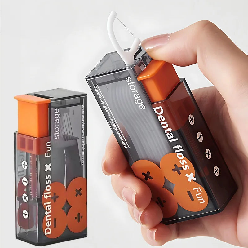 SnapFloss Pro –  Floss Dispenser with Ejectable Sticks