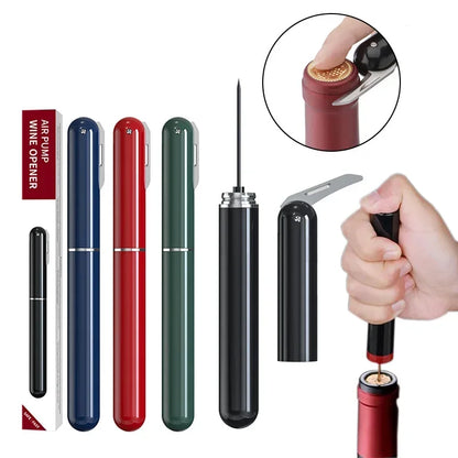 Safety Air pump wine bottle opener