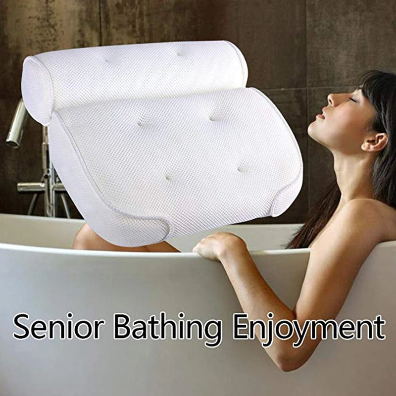 Suction Cups &Neck Back SupportRelieve Your Aches: Experience Blissful Relaxation with Every Soak!
Are you tired of uncomfortable baths that leave your neck and back sore? Introducing the SPA BathBathtub Pillow with Suction Cups &Neck Back Support  for Home Spa