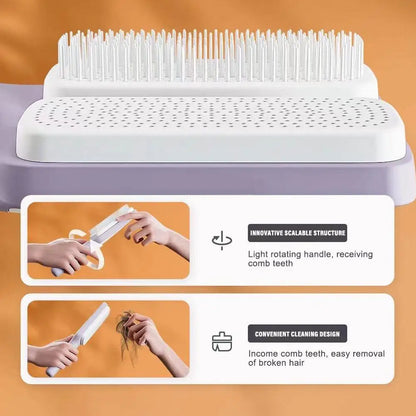 Cleaning Hair BrushAre you tired of constantly cleaning your hair brush?Look no further, the Self Cleaning Hair Brush Magic Retractable Comb is here to make your life easier! This innoSelf Cleaning  Hair Brush